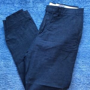 Men’s J Crew Bowery Slim Linen Pants